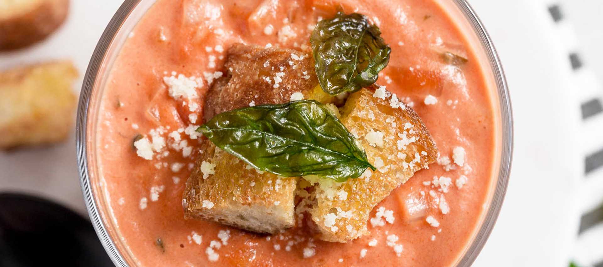 Italian Tomato Soup Recipe with Tomato Puree
