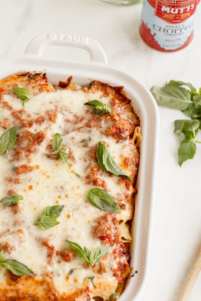Baked Ziti with Arrabbiata Sauce Baked Ziti with Arrabbiata Sauce