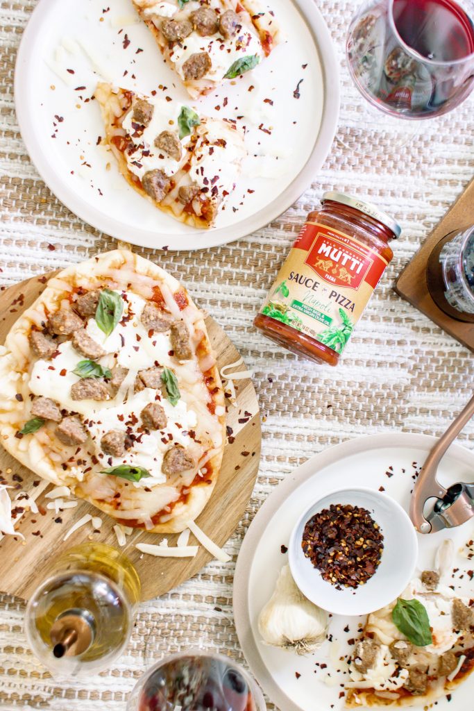 Italian flatbread pizza Italian flatbread pizza
