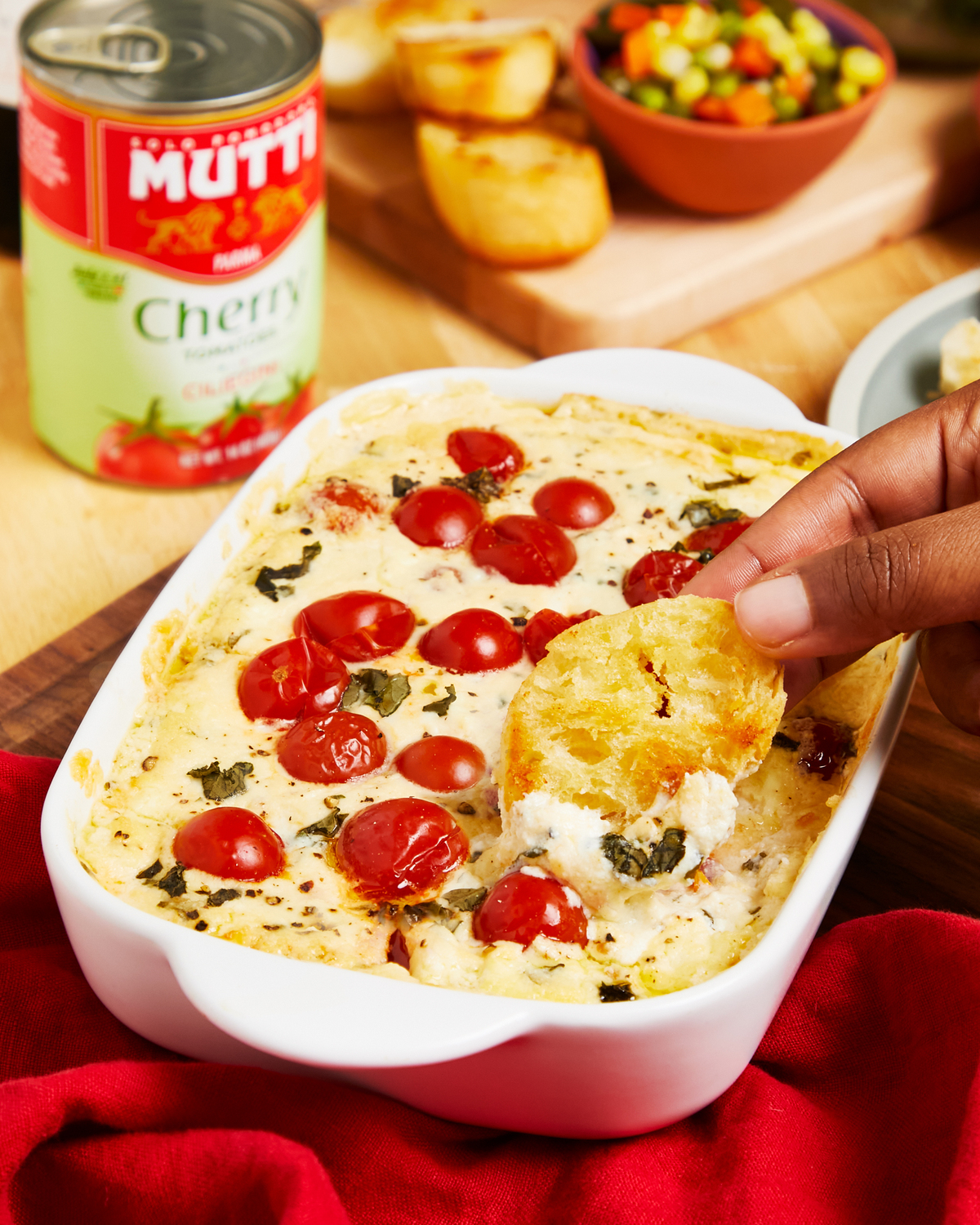 Cherry Tomato Goat Cheese Dip