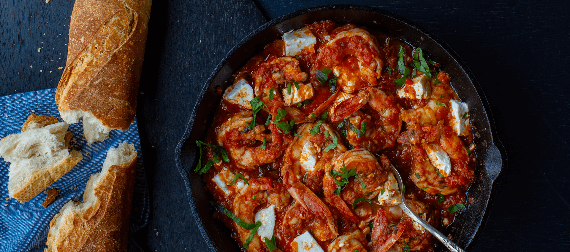 Prawn Saganaki