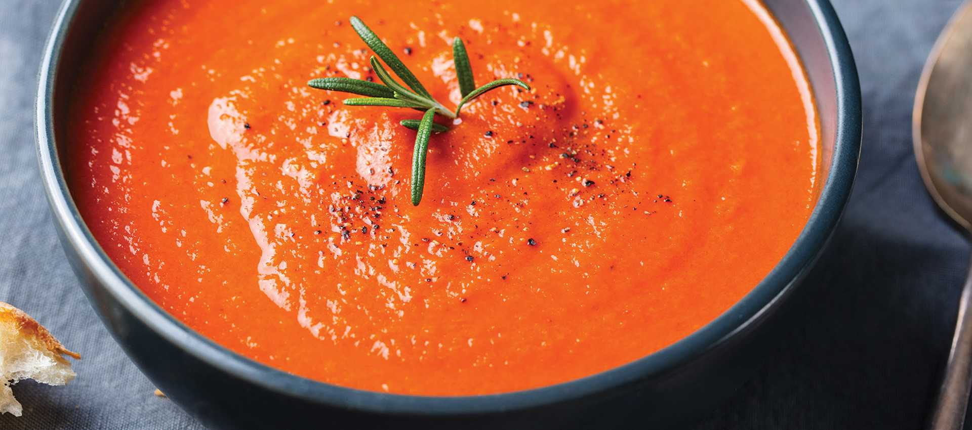 fresh tomato soup basil