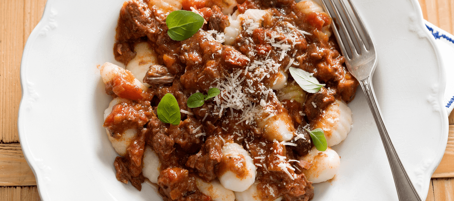 Gnocchi with beef