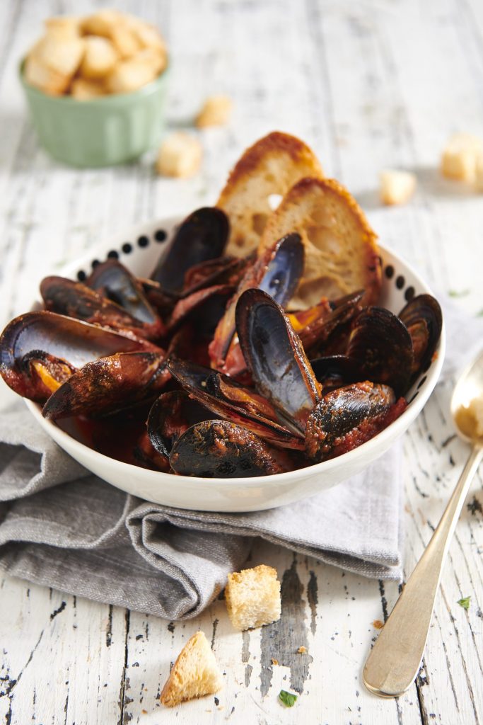 Souté di cozze al pomodoro Souté di cozze al pomodoro