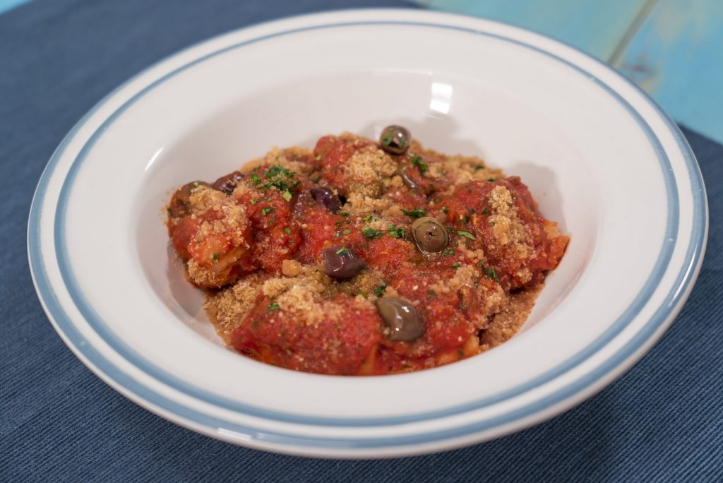 Spezzatino di pesce con Salsa Pronta Pizzutello Mutti Spezzatino di pesce con Salsa Pronta Pizzutello Mutti