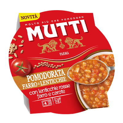 Pomodorata con farro e lenticchie