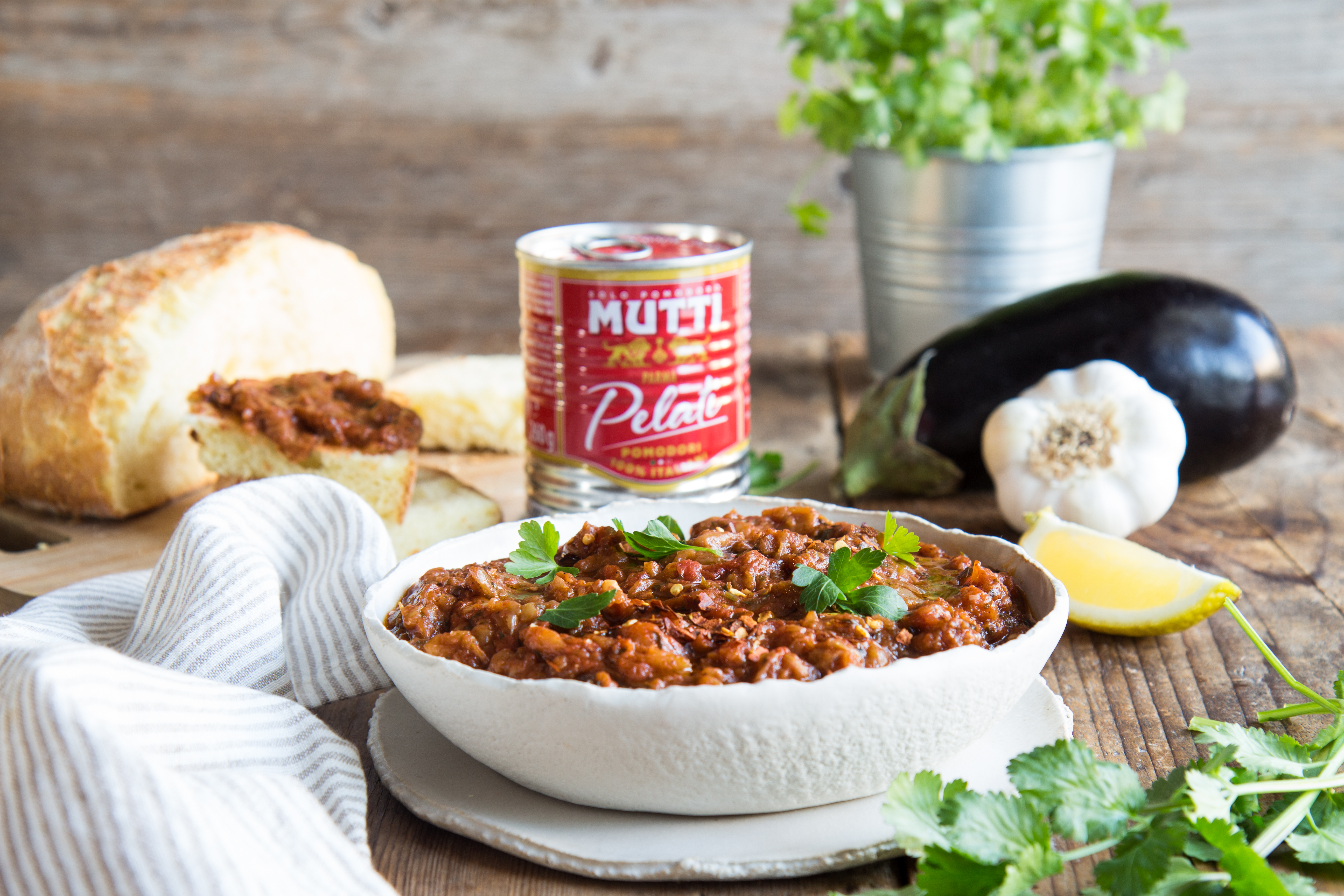 Zaalouk marocchino: purea di melanzane e pomodori