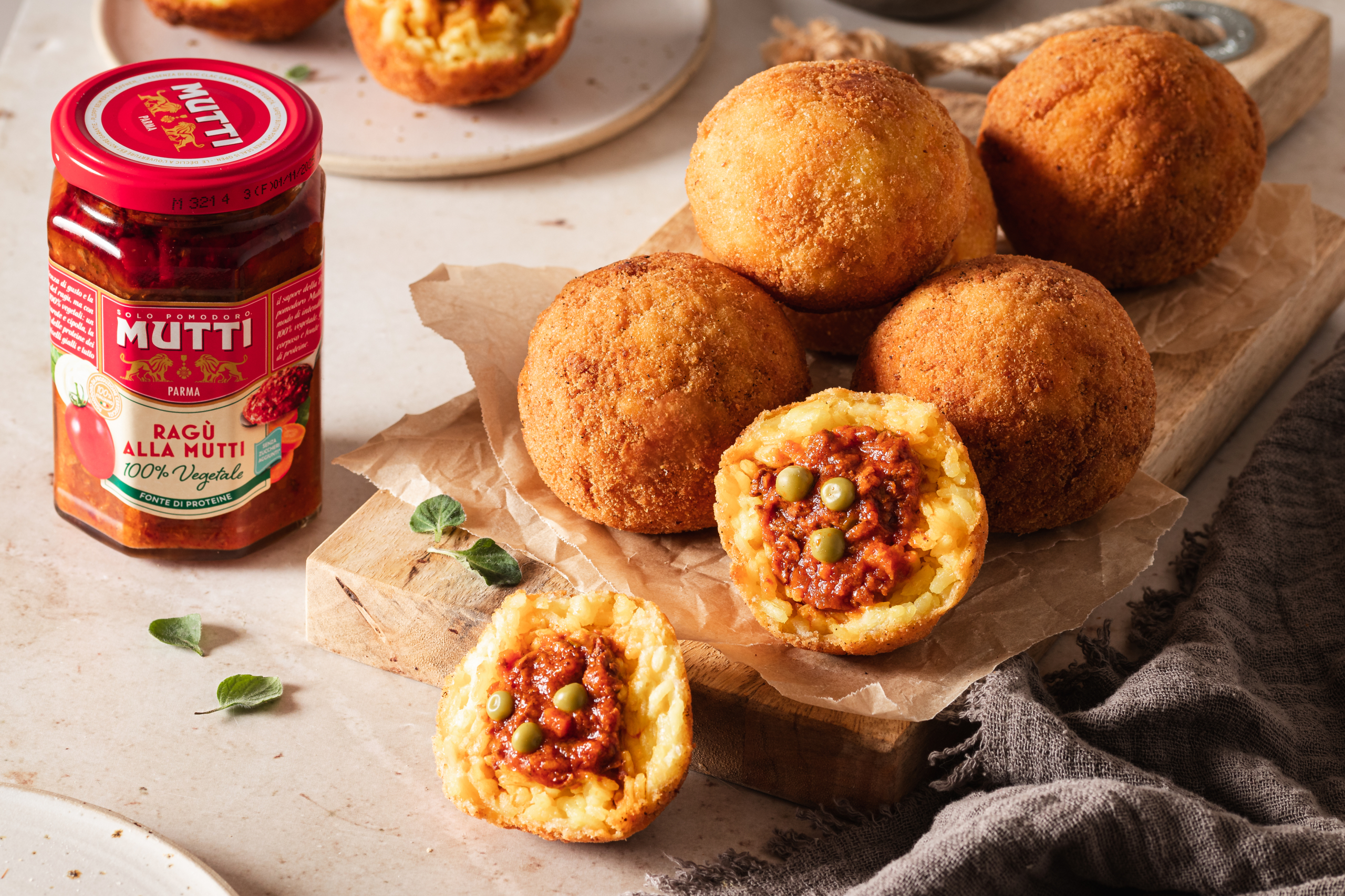 Arancini di riso al Ragù Vegetale