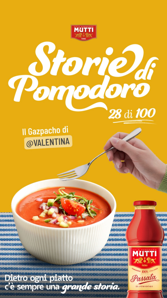 Storie di pomodoro gazpacho
