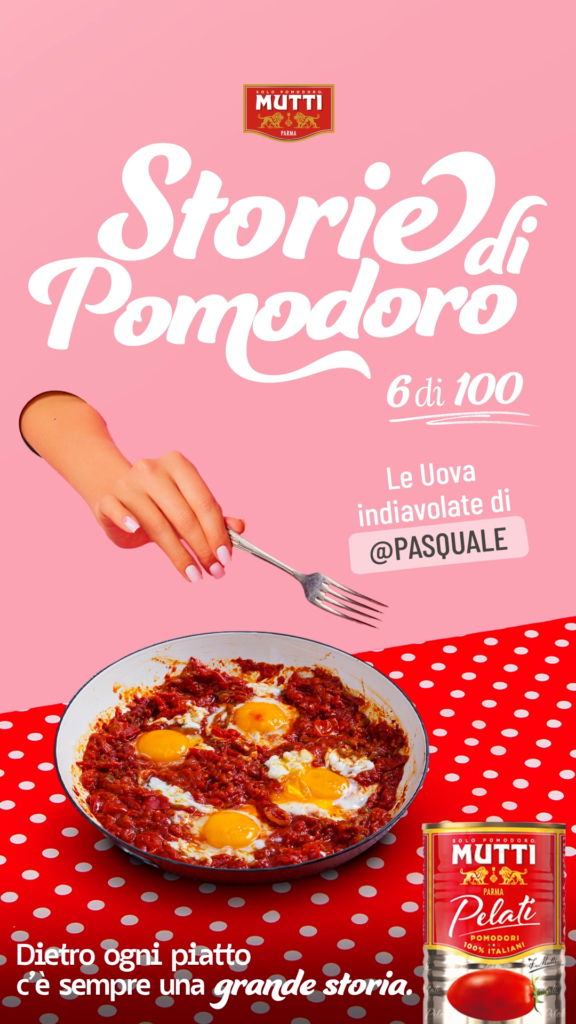 Storie di pomodoro-uova-indiavolate