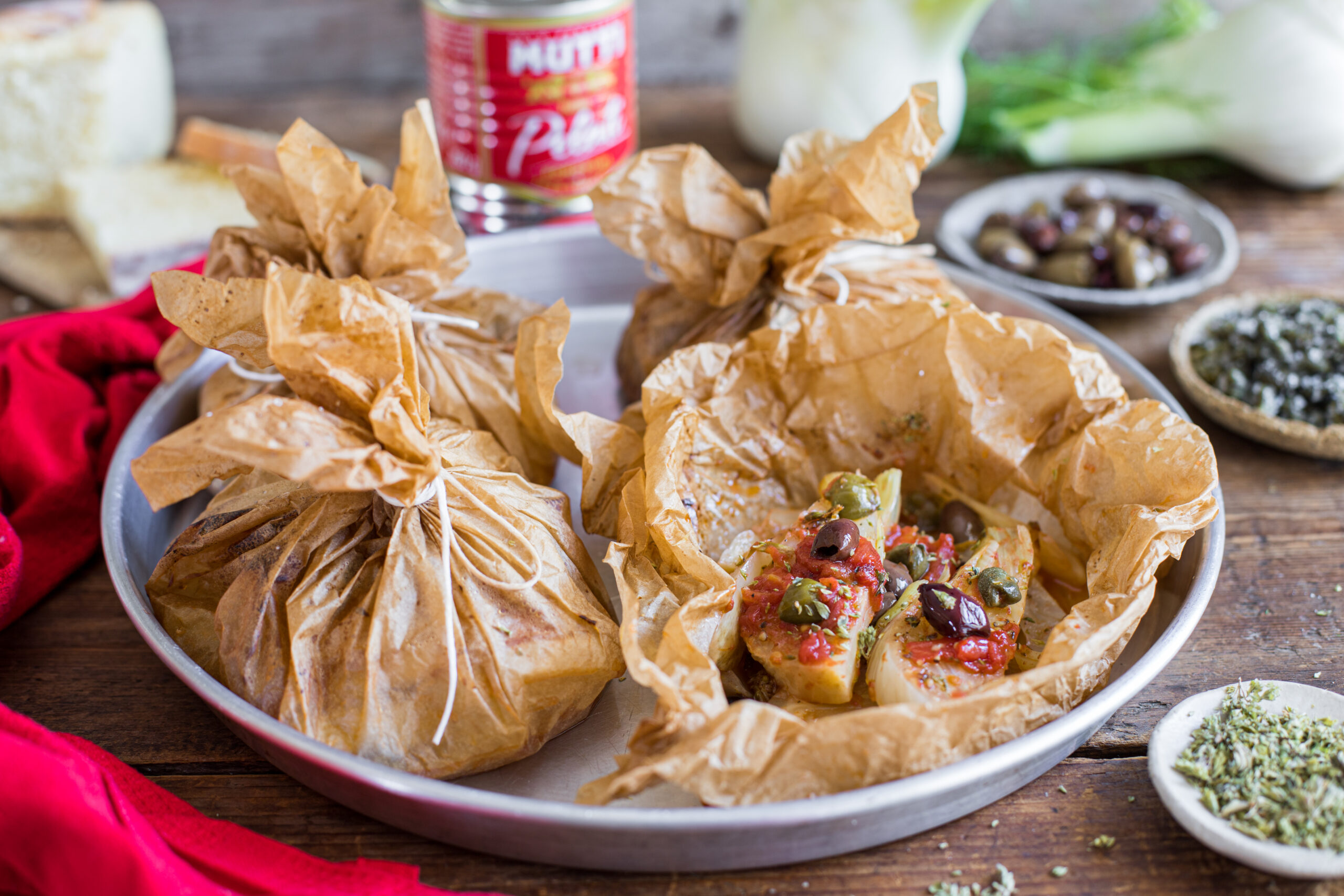 finocchi al cartoccio