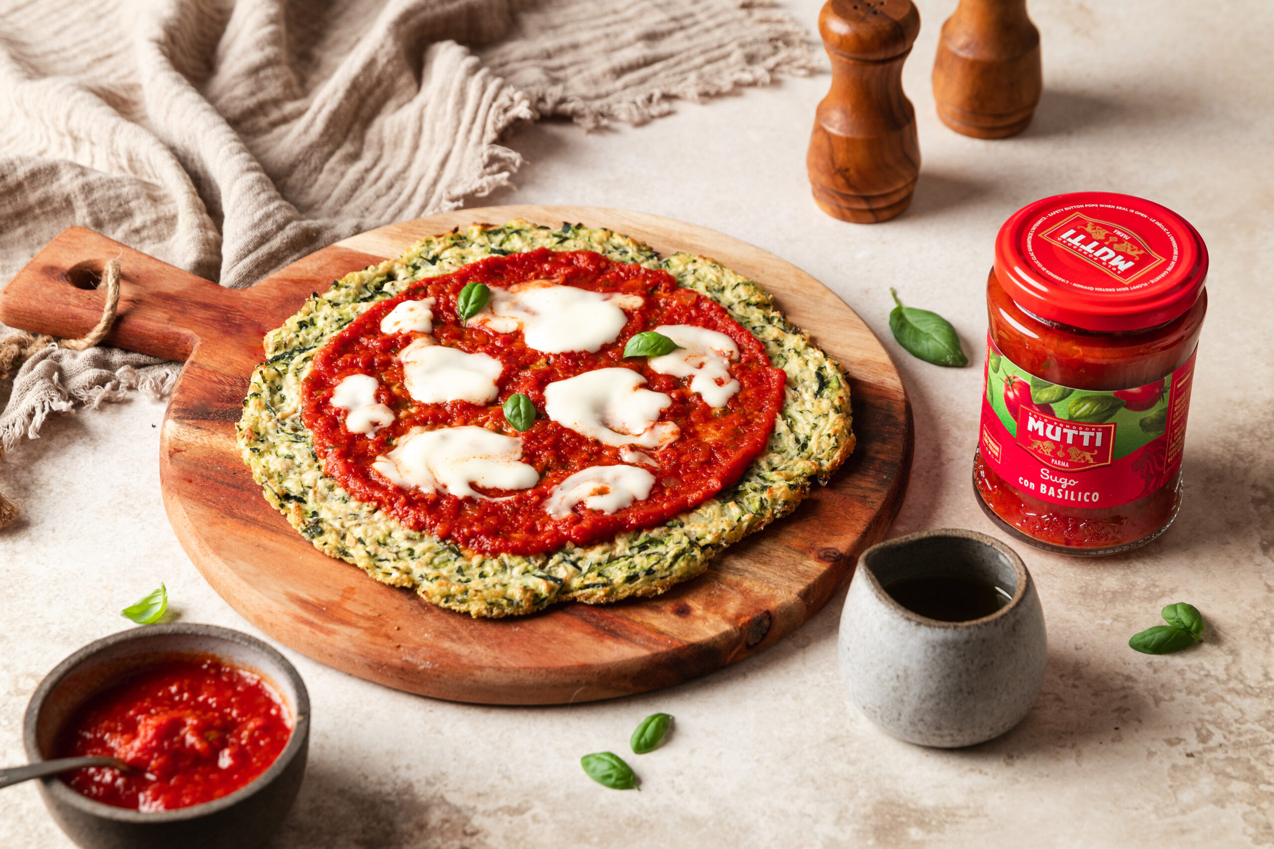 Pizza gluten-free di zucchine