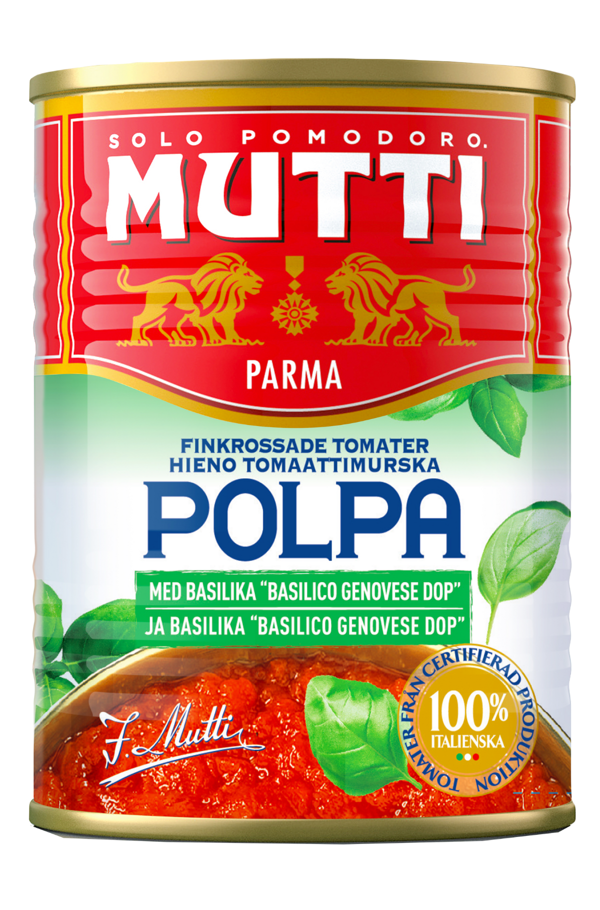 Hieno tomaattimurska basilikalla Hieno tomaattimurska basilikalla