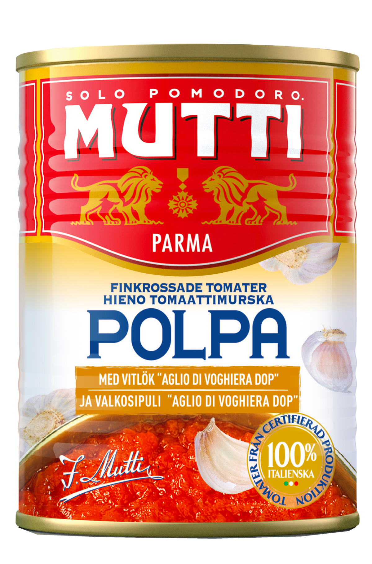 Hieno tomaattimurska valkosipulilla Hieno tomaattimurska valkosipulilla